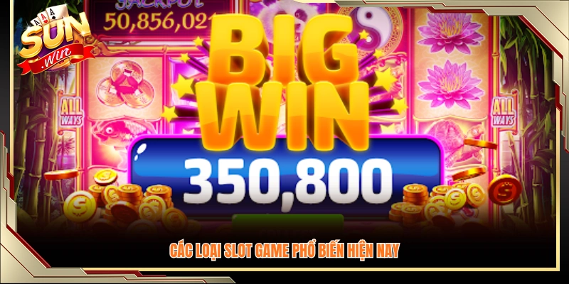 Những nhóm slot game thịnh hành 