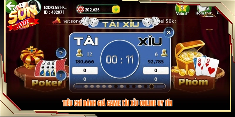 Các tiêu chuẩn giúp đánh giá chất lượng của tài xỉu online